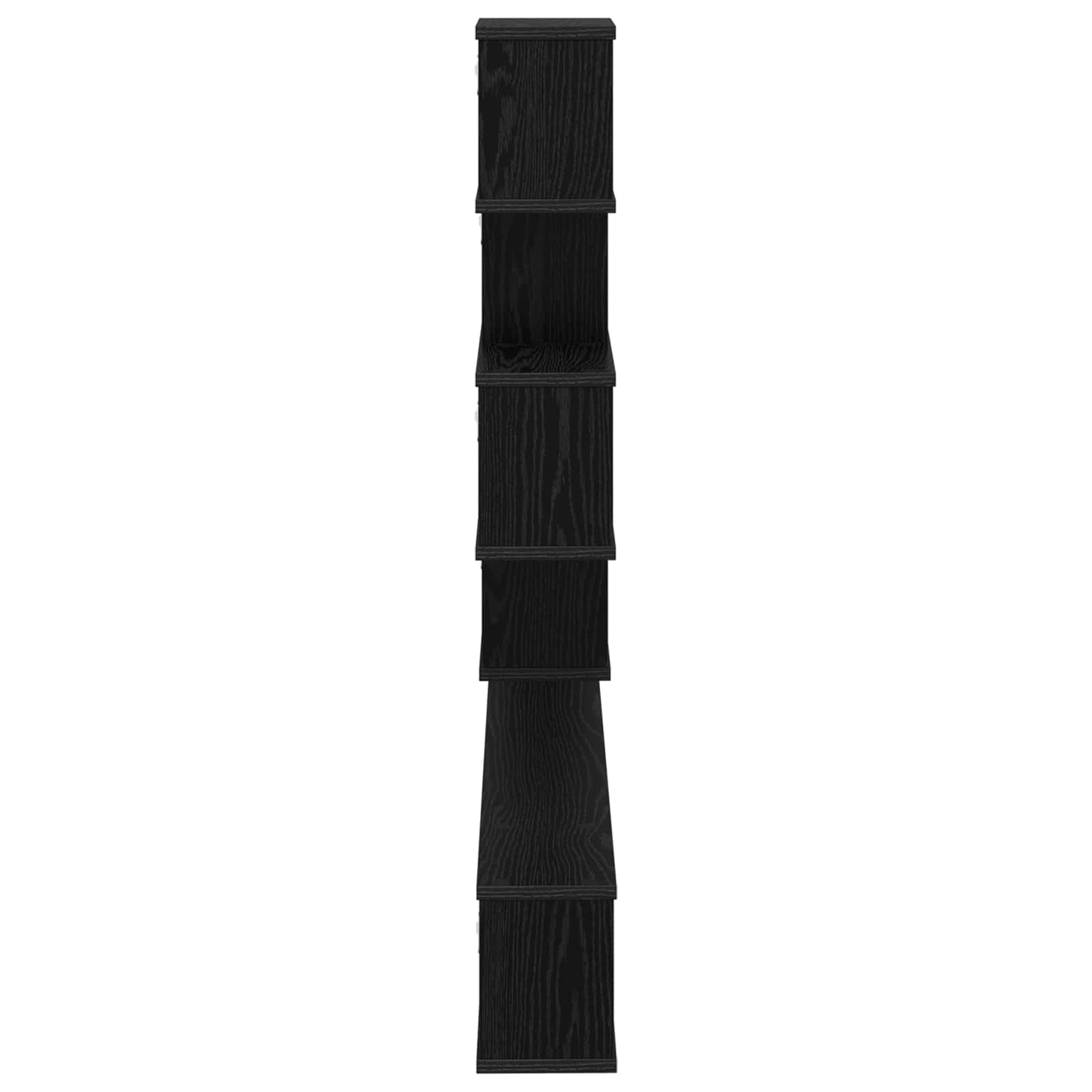 Wall-Mounted TV Shelf Black Oak 160 x 15 x 94 cm