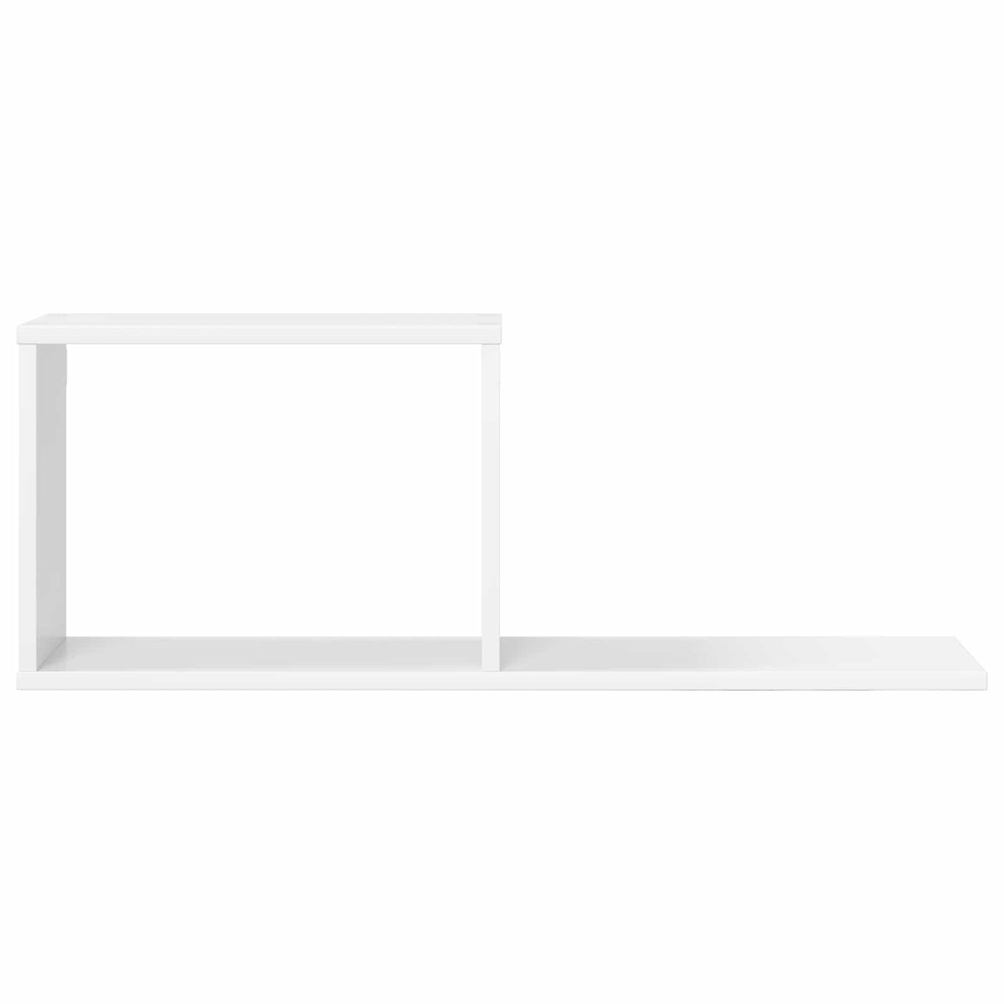 Floating Shelves 2 pcs White 80 x 15 x 30 cm Engineered Wood