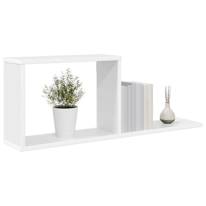 Floating Shelves 2 pcs White 80 x 15 x 30 cm Engineered Wood