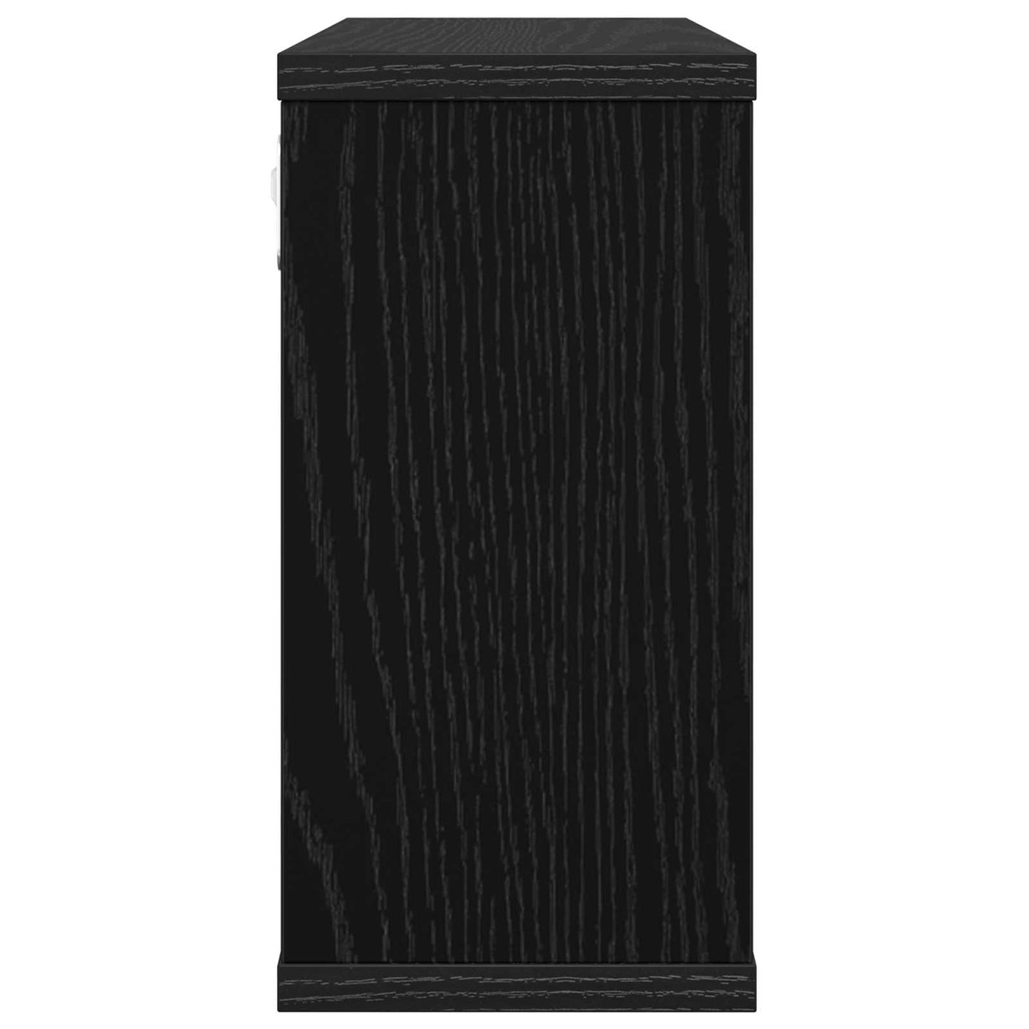 Floating Shelves Black Oak 80 x 15 x 30 cm Engineered Wood