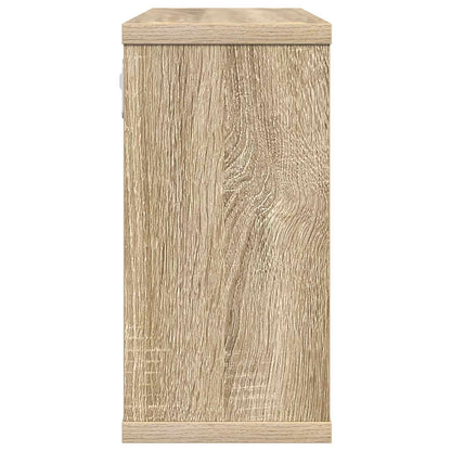 Floating Shelves Sonoma Oak 80 x 15 x 30 cm Engineered Wood