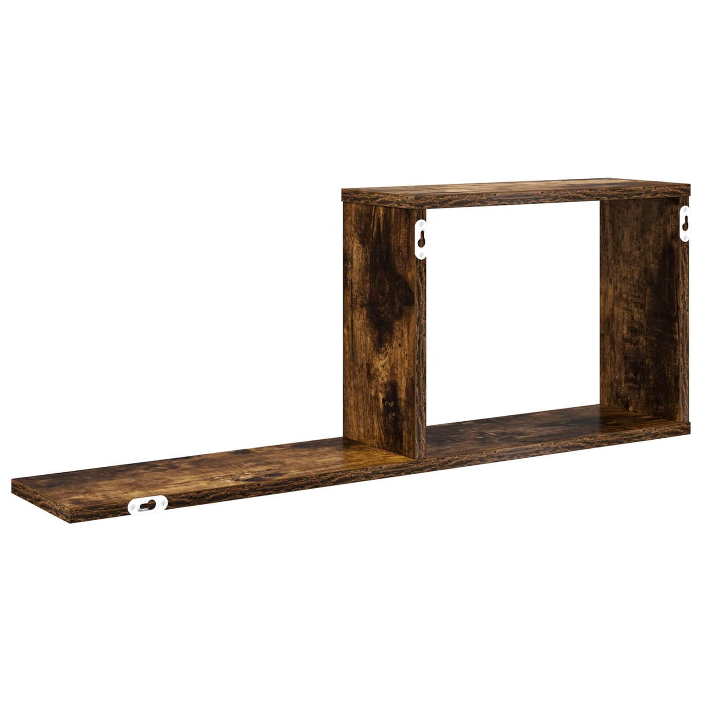 Floating Shelves Smoked Oak 80 x 15 x 30 cm Engineered Wood