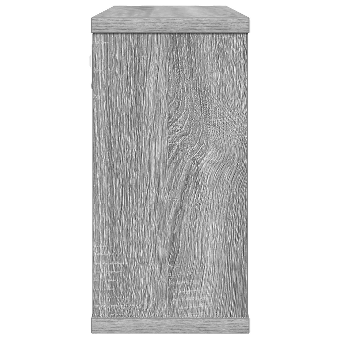 Floating Shelves Grey Sonoma 80 x 15 x 30 cm Engineered Wood