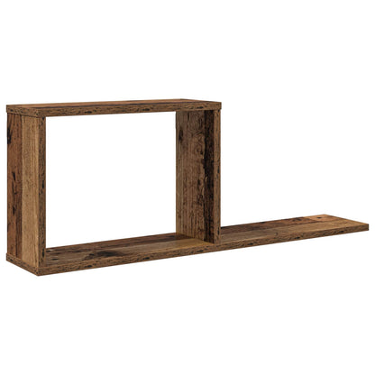 Floating Shelves Old Wood 80 x 15 x 30 cm Engineered Wood