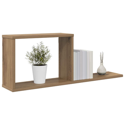 Floating Shelves Artisan Oak 80 x 15 x 30 cm Engineered Wood