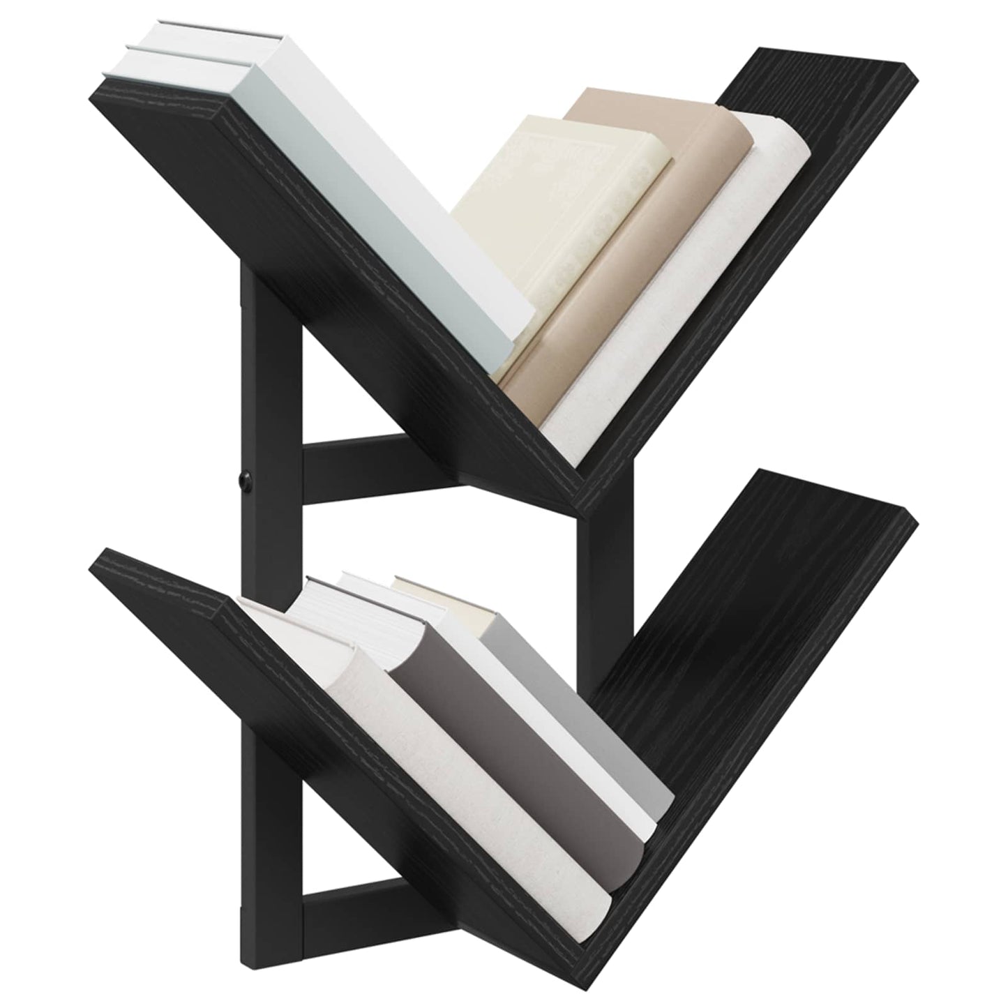 Wall Floating Shelf Black Oak 43 x 15 x 47 cm Engineered Wood