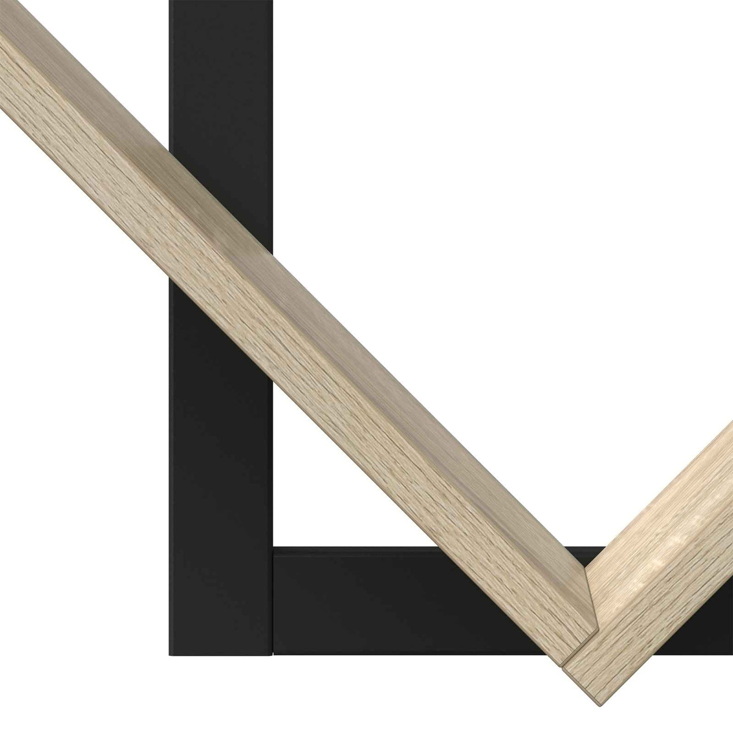 Wall Floating Shelf 2 pcs Sonoma Oak 43 x 15 x 47 cm