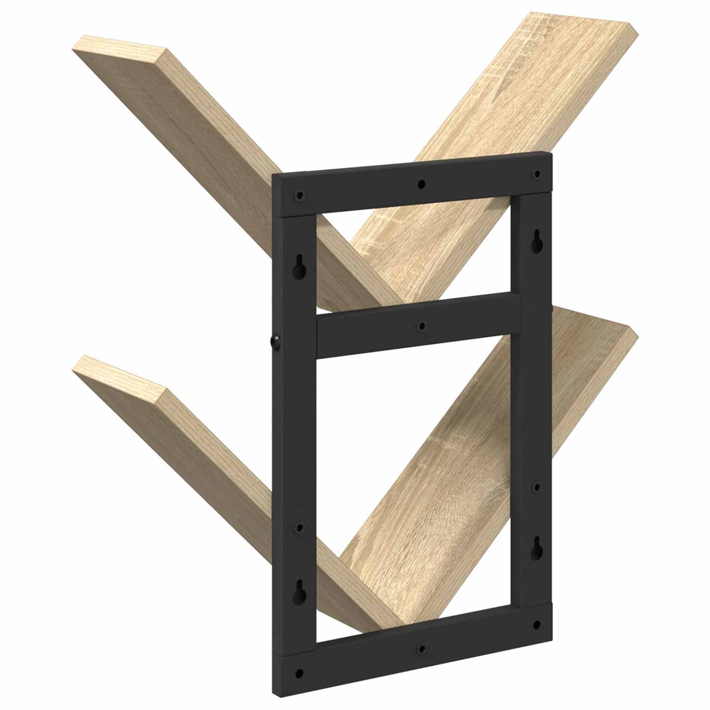 Wall Floating Shelf 2 pcs Sonoma Oak 43 x 15 x 47 cm