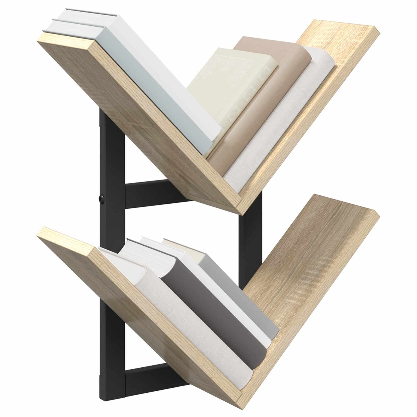 Wall Floating Shelf 2 pcs Sonoma Oak 43 x 15 x 47 cm