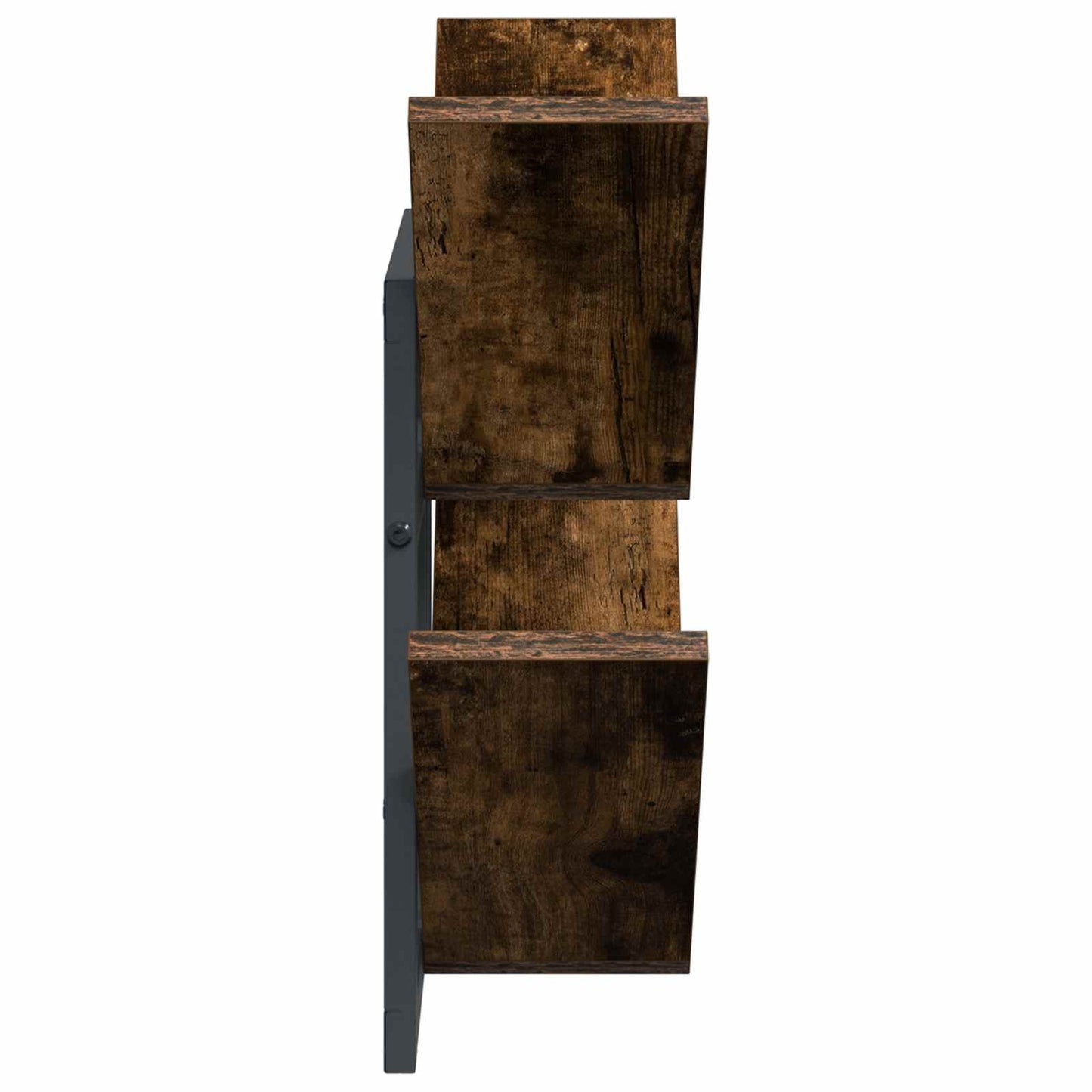 Wall Floating Shelf 2 pcs Smoked Oak 43 x 15 x 47 cm