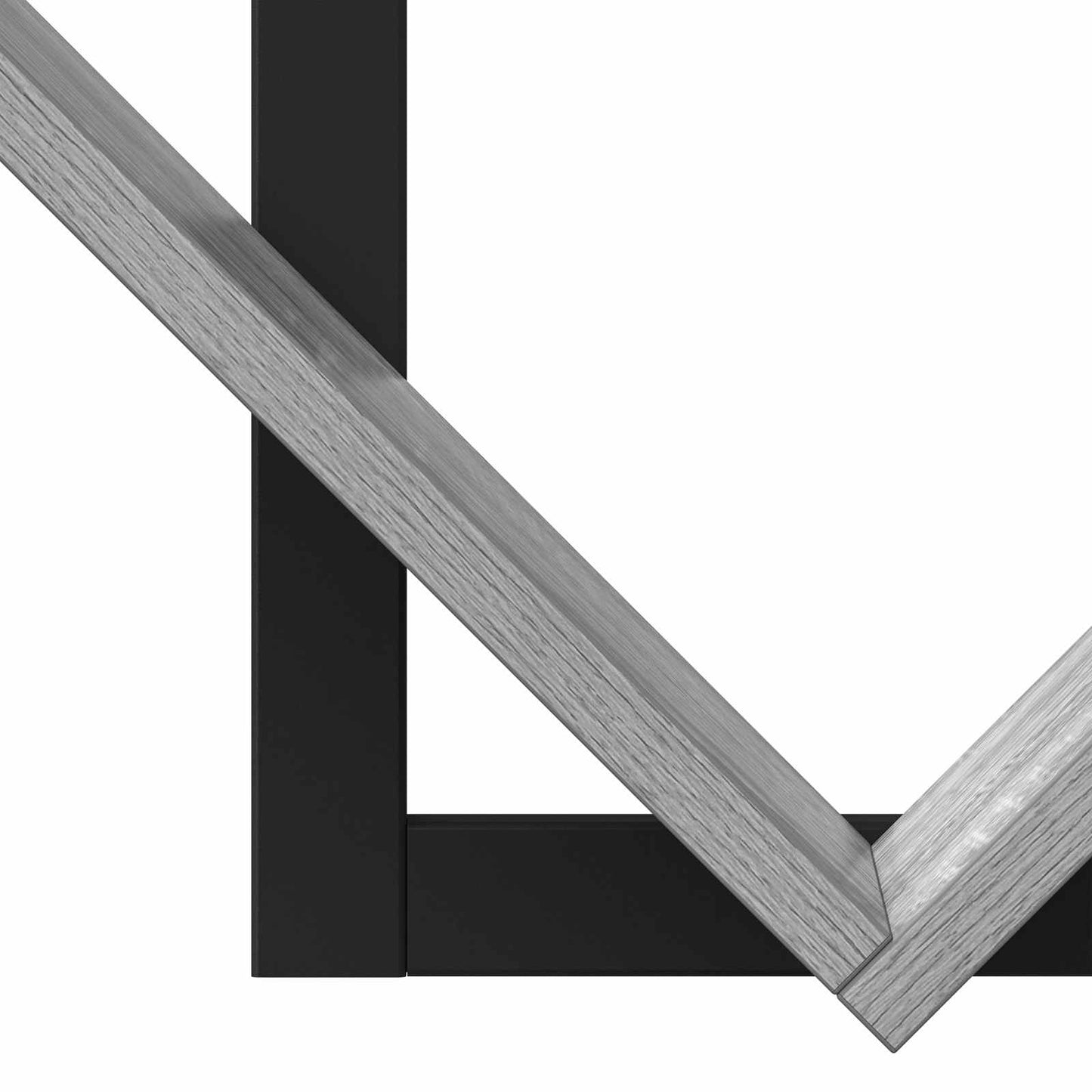 Wall Floating Shelf Grey Sonoma 43 x 15 x 47 cm Engineered Wood