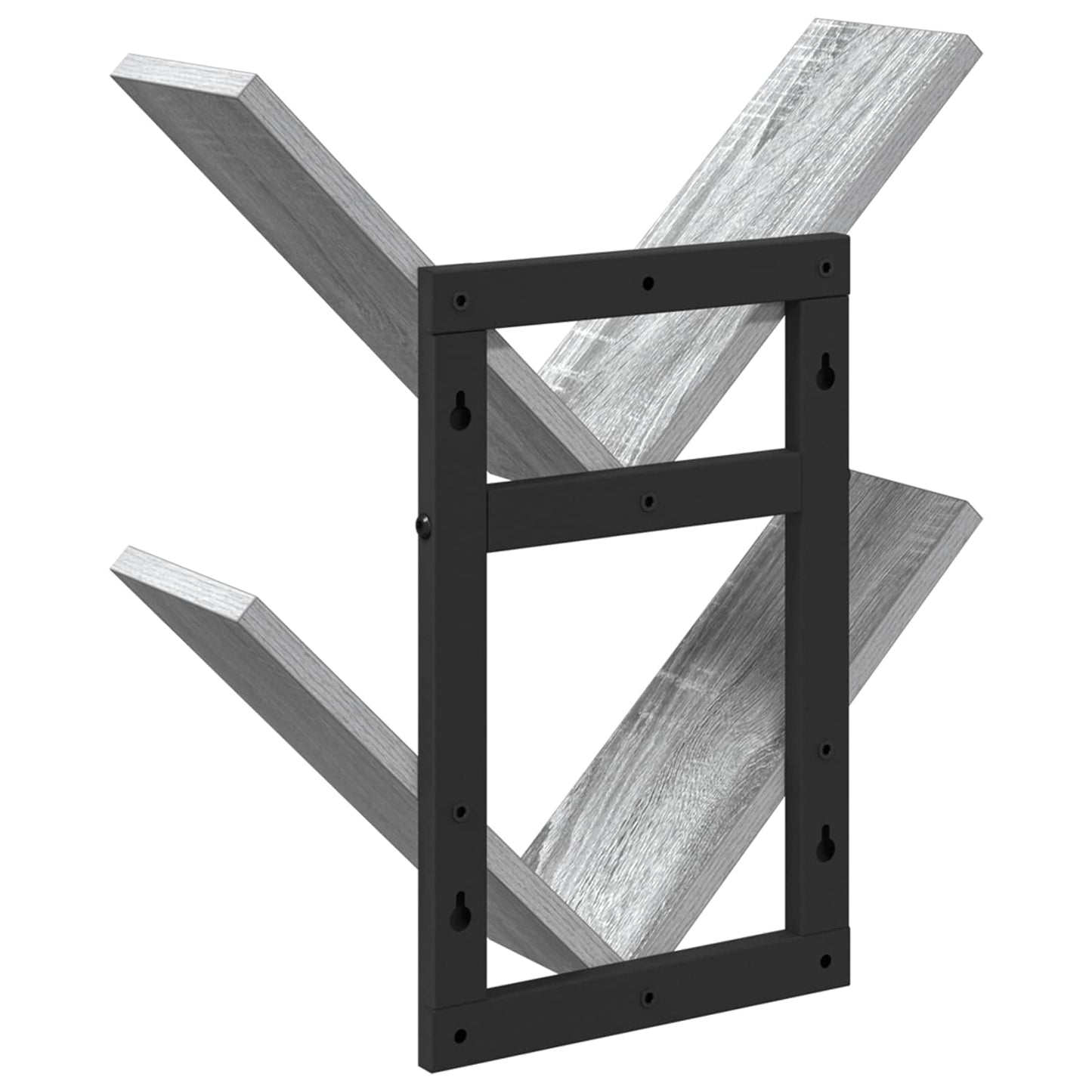 Wall Floating Shelf Grey Sonoma 43 x 15 x 47 cm Engineered Wood