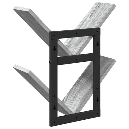Wall Floating Shelf Grey Sonoma 43 x 15 x 47 cm Engineered Wood