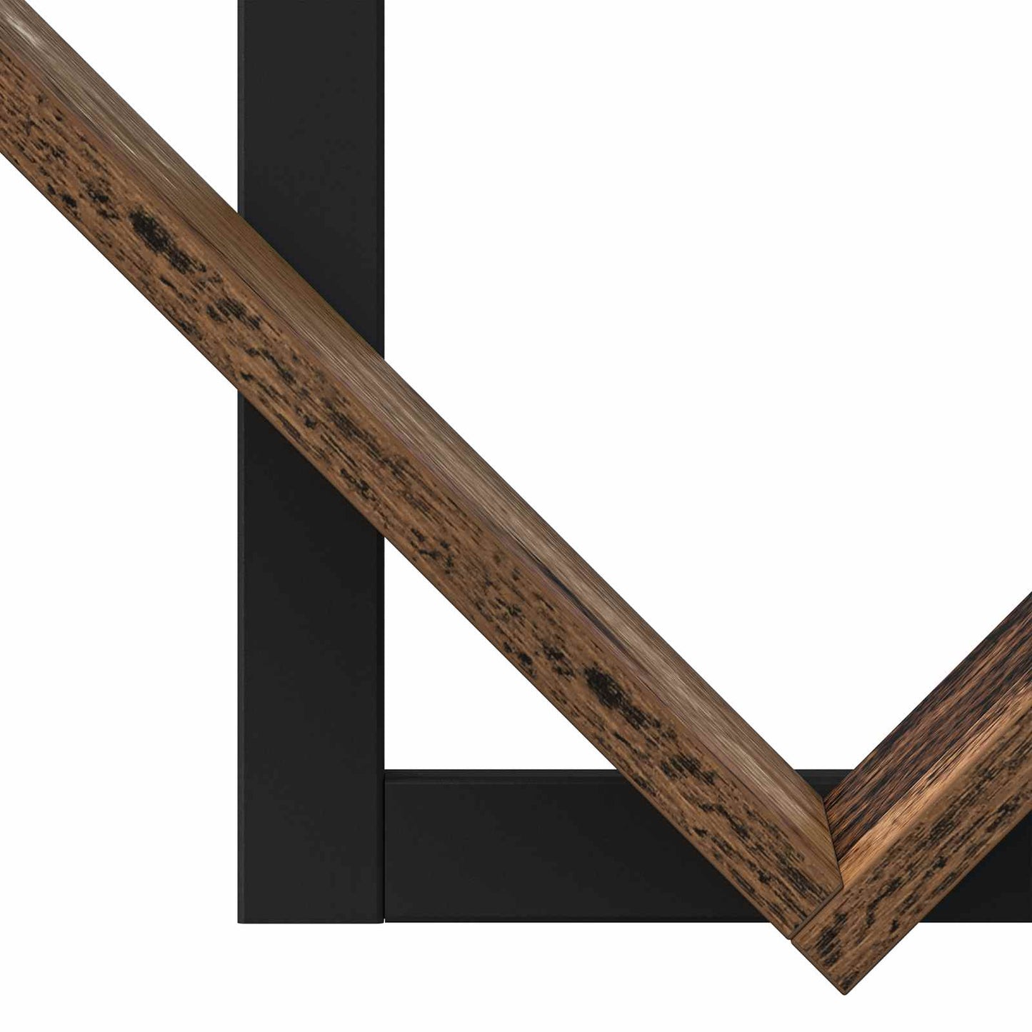 Wall Floating Shelf 2 pcs Old Wood 43 x 15 x 47 cm