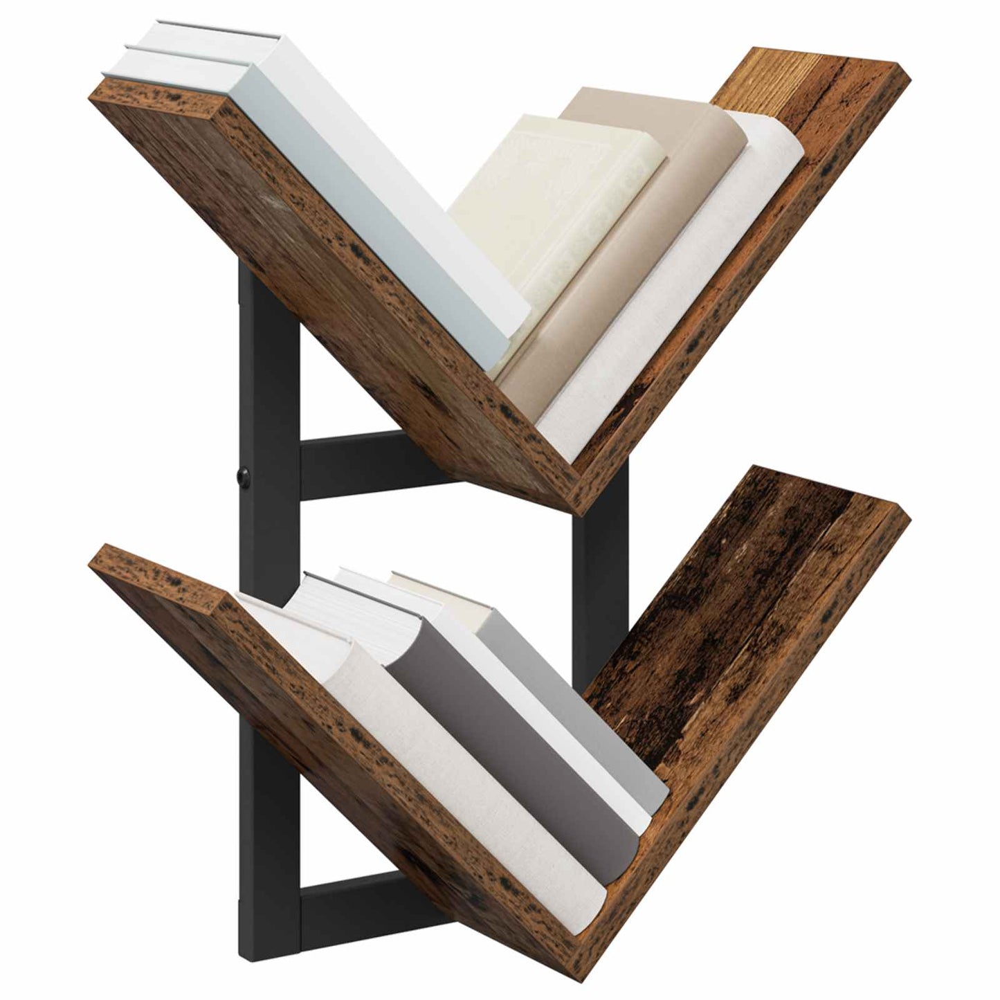 Wall Floating Shelf 2 pcs Old Wood 43 x 15 x 47 cm