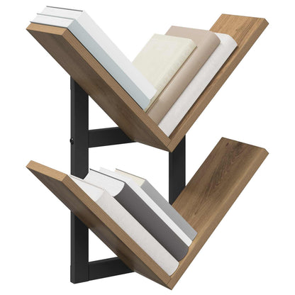 Wall Floating Shelf 2 pcs Artisan Oak 43 x 15 x 47 cm