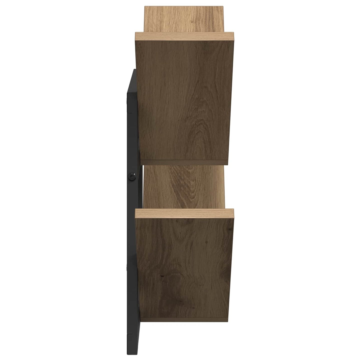 Wall Floating Shelf 2 pcs Artisan Oak 43 x 15 x 47 cm