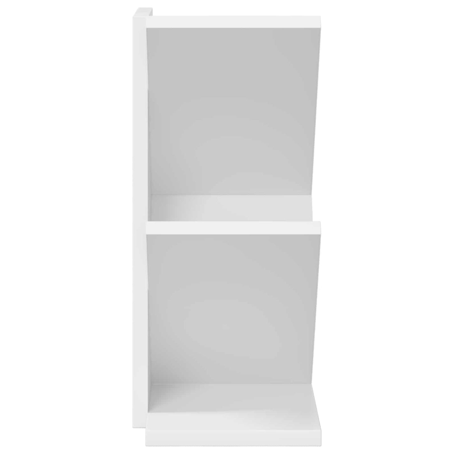 Tree Bookshelf 3-Tier 30 x 18 x 40 cm Engineered Wood White