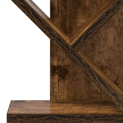 Tree Bookshelf 3-Tier 30 x 18 x 40 cm Engineered Wood