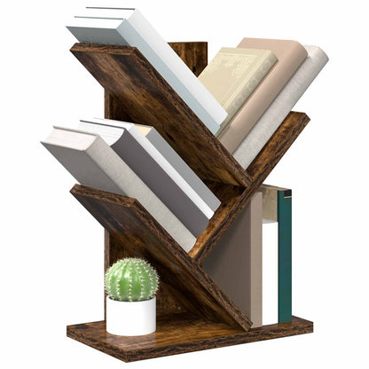 Tree Bookshelf 3-Tier 30 x 18 x 40 cm Engineered Wood