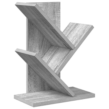 Tree Bookshelf 3-Tier 30 x 18 x 40 cm Engineered Wood