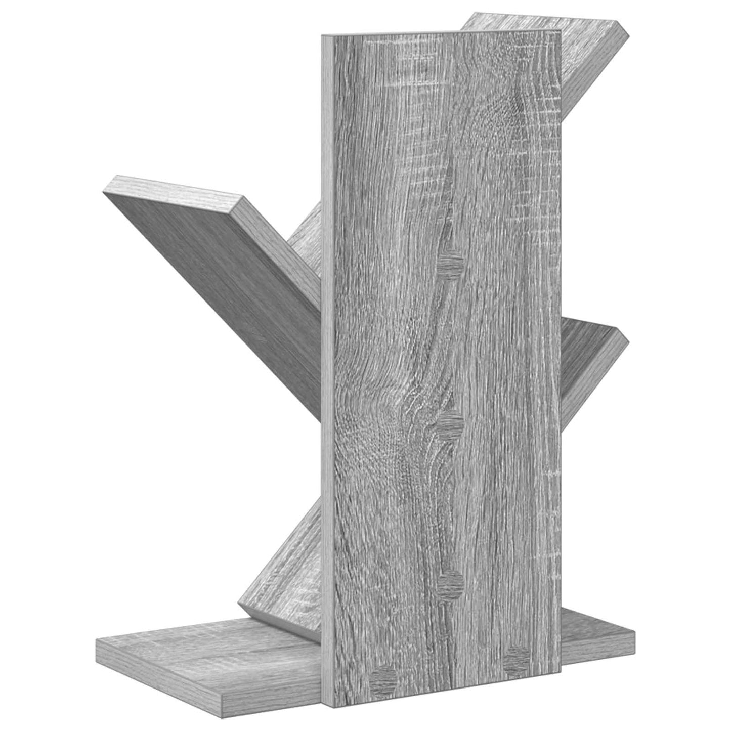 Tree Bookshelf 3-Tier 30 x 18 x 40 cm Engineered Wood