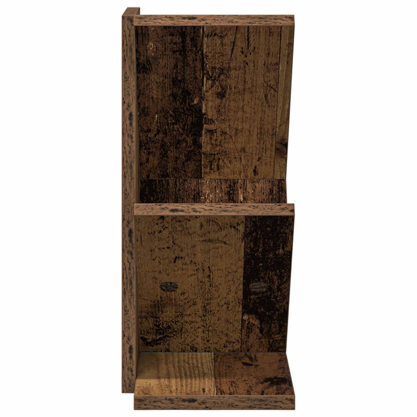Tree Bookshelf 3-Tier 30 x 18 x 40 cm Engineered Wood Old Wood