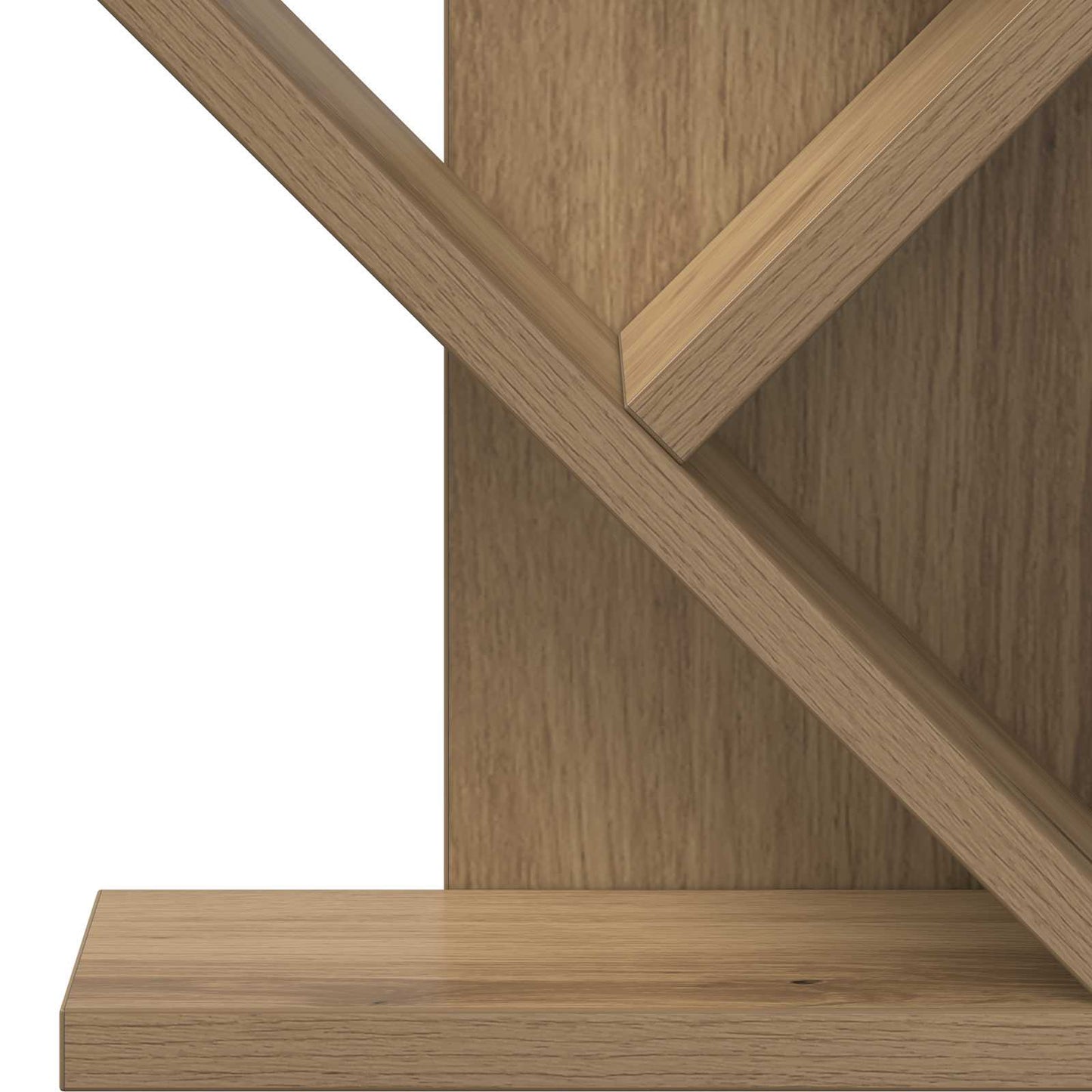 Tree Bookshelf 3-Tier 30 x 18 x 40 cm Engineered Wood