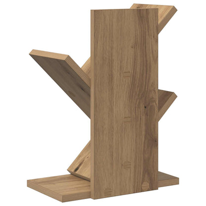 Tree Bookshelf 3-Tier 30 x 18 x 40 cm Engineered Wood
