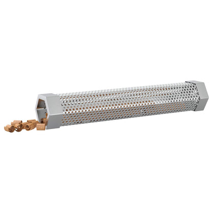 Smoker Tube 2 pcs 5 x 5 x 30 cm Stainless Steel 304 Silver