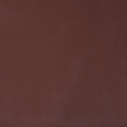 Bench 60 x 30 x 45 cm Real Leather Dark Brown