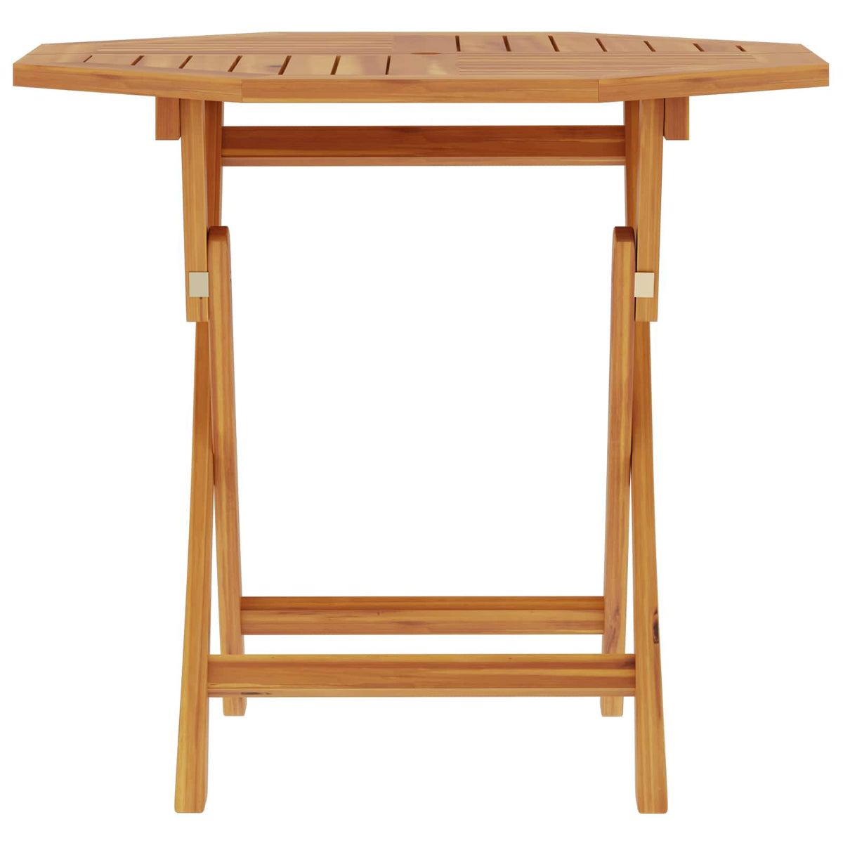 Folding Garden Table Natural 90 x 90 x 75 cm Solid Teak Wood