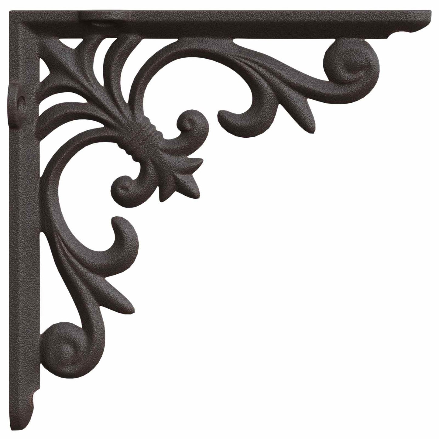 Wall Shelf Brackets 12 pcs Antique Brown 21.5 x 21.5 x 3.5 cm