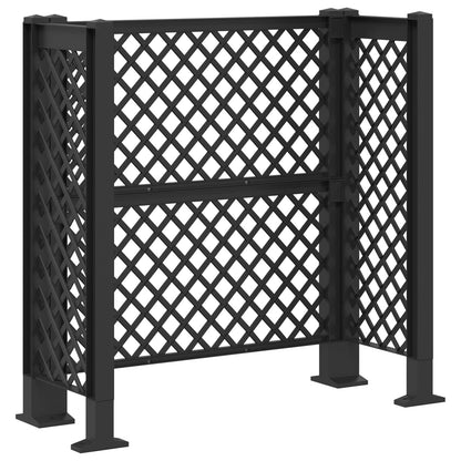 Dustbin Trellis Anthracite 123 x 47 x 114 cm PP
