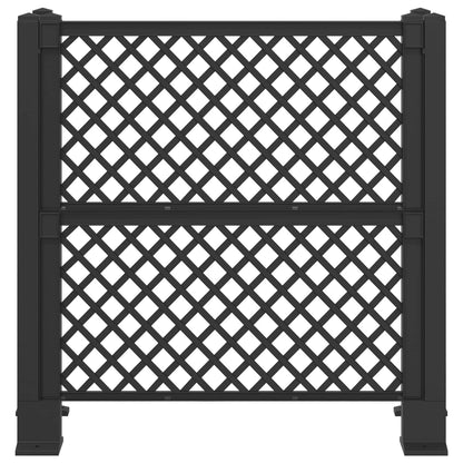 Dustbin Trellis Anthracite 123 x 47 x 114 cm PP