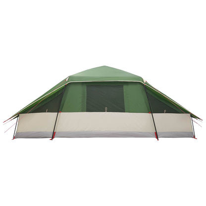 Family Tent with Rainfly Water-resistant Green 10-Person