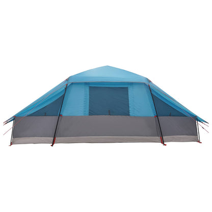 Family Tent with Rainfly Water-resistant 10-Person Blue