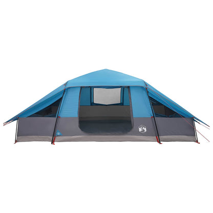 Family Tent with Rainfly Water-resistant 10-Person Blue