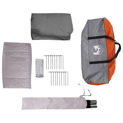 Family Tent with Rainfly Water-resistant 10-Person