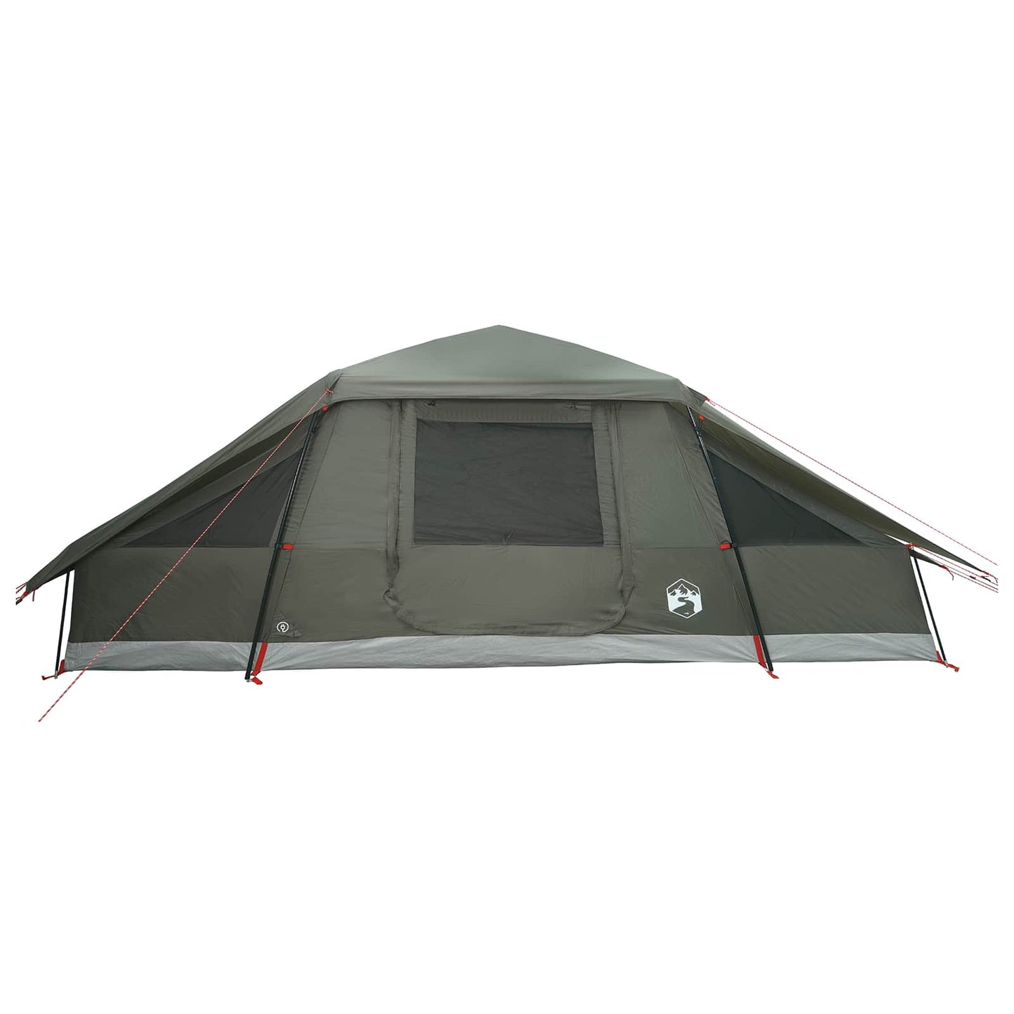 Family Tent with Rainfly Water-resistant 10-Person Army Green