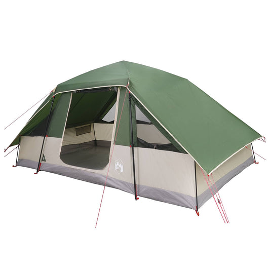 Family Tent with Rainfly Water-resistant 6-Person Green