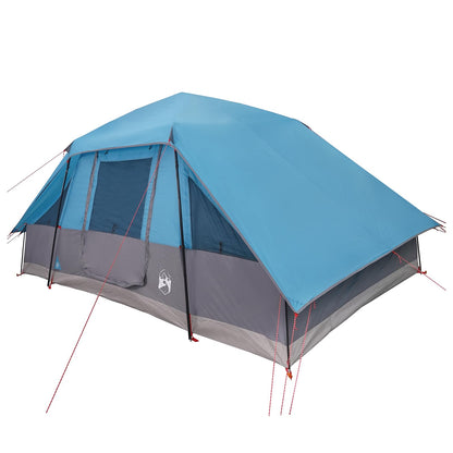 Family Tent with Rainfly Water-resistant 6-Person Blue