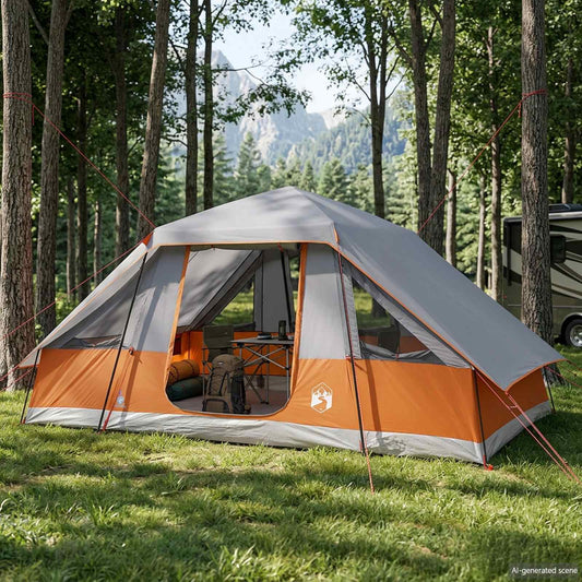 Family Tent with Rainfly Water-resistant 6-Person