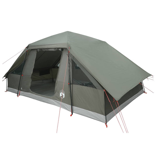 Family Tent with Rainfly Water-resistant 6-Person Army Green