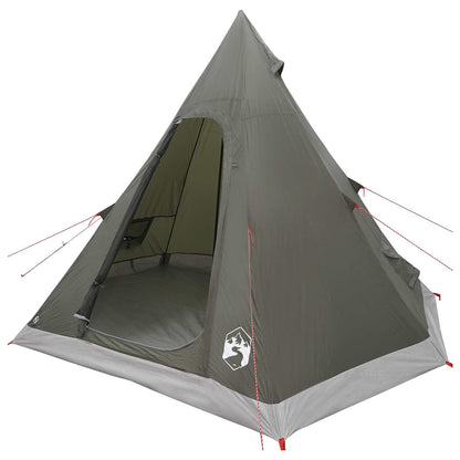 Tipi Tent Water-Resistant 3-Person Army Green