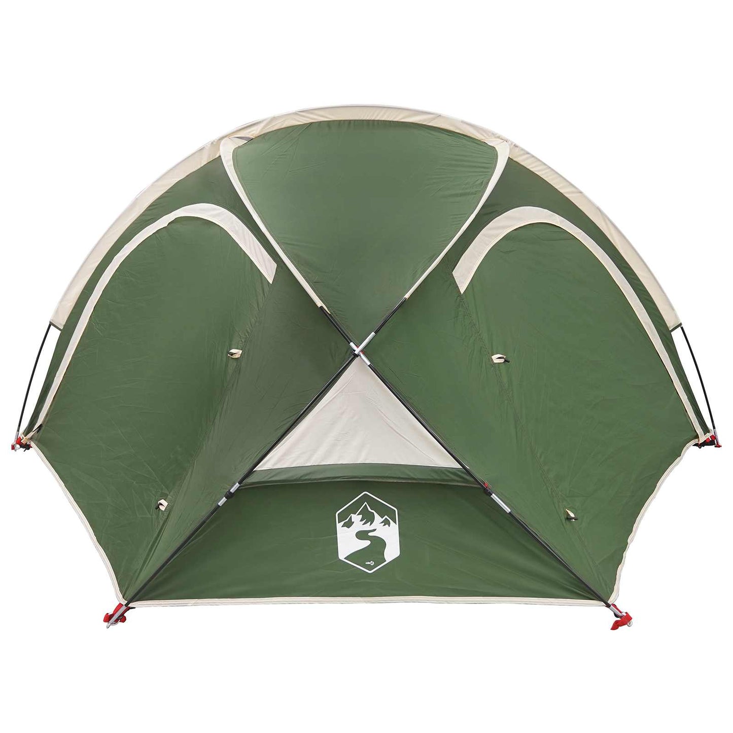 Trekking Tent with Rainfly Water-Resistant 2-Person Green