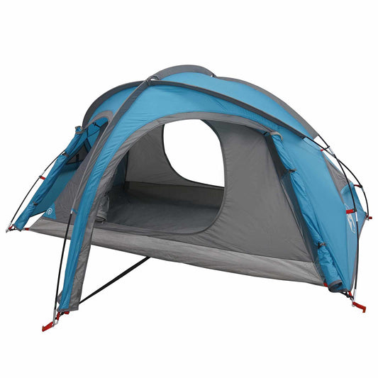 Trekking Tent with Rainfly Water-Resistant 2-Person Blue
