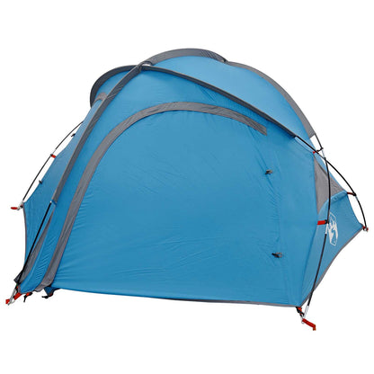 Trekking Tent with Rainfly Water-Resistant 2-Person Blue