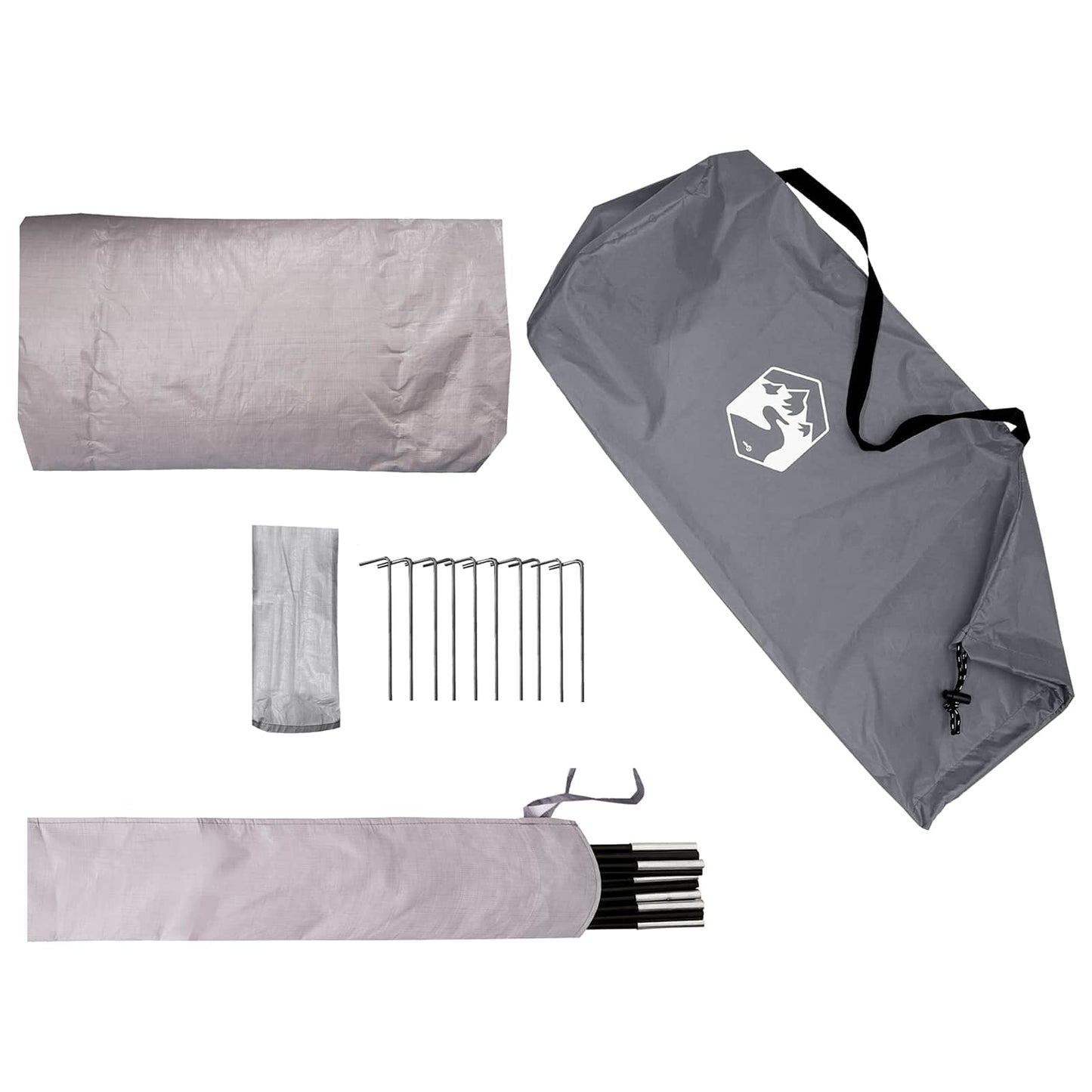 Trekking Tent with Rainfly Water-Resistant 2-Person