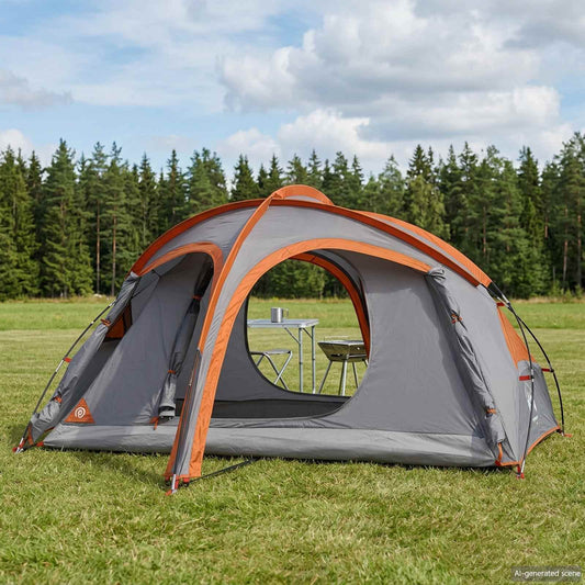 Trekking Tent with Rainfly Water-Resistant 2-Person